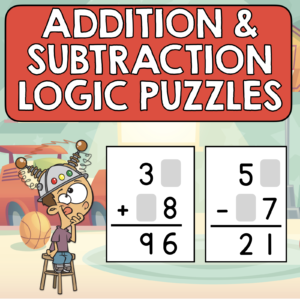 Addition Subtraction Logic Puzzle THUMBS.001 300x300